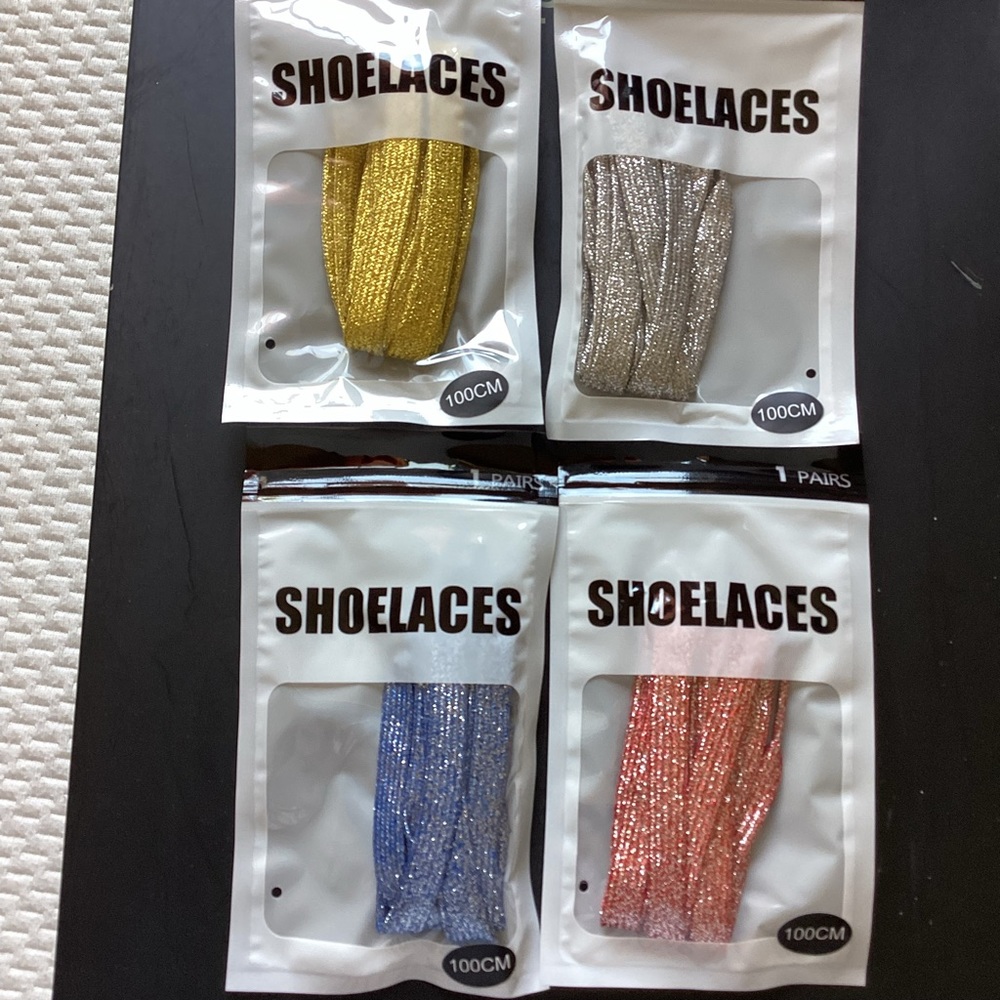 Fashion Glitter Colored 👟 Shoelaces***Unisex**100cm